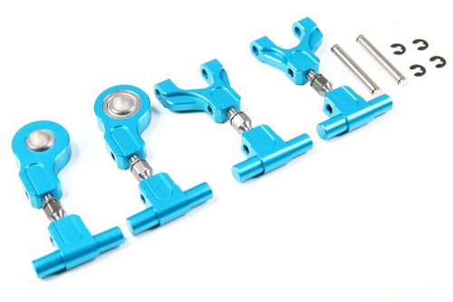 Aluminum TT-02 Front Rear Ajustable Suspension A Arm Set for RC Car Tamiya TT02 - Picture 4 of 4