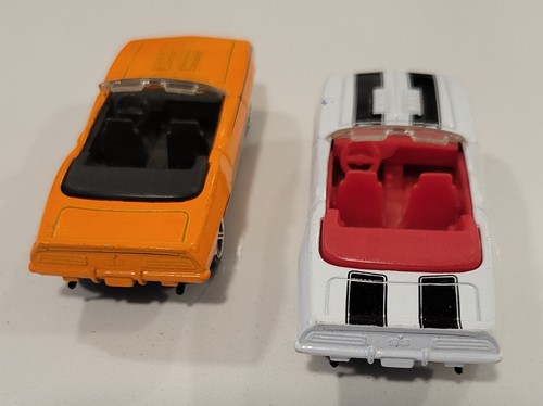 2 - 1996 Matchbox - '69 Camaro SS-396, 1 orange, 1 white almost vtg, used, loose - Picture 2 of 12