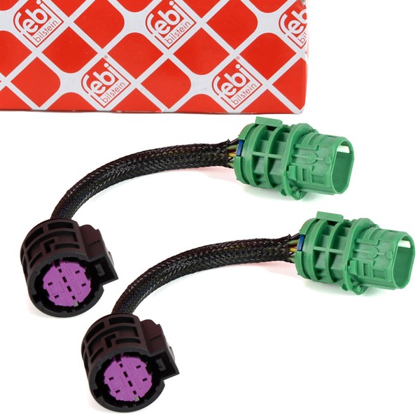 2X Febi Scheinwerfer Adapter Kabel FüR Citroen Jumper Peugeot Boxer Fiat Ducato-image
