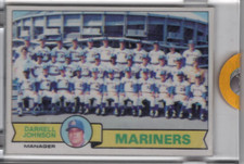 1979 Topps Seattle Mariners Team Checklist baseball card #659 acetate proof 1/1