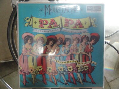 VINYL RECORD LP F LA MOUSTACHE DE PAPA M. LE PROF. PIERRE CHATOUILLE BC-33018