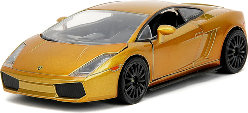 Fast & Furious Fast X 1:24 Gold Lamborghini Gallardo Die-Cast Car, Toys for Kids - 第 1/7 張圖片