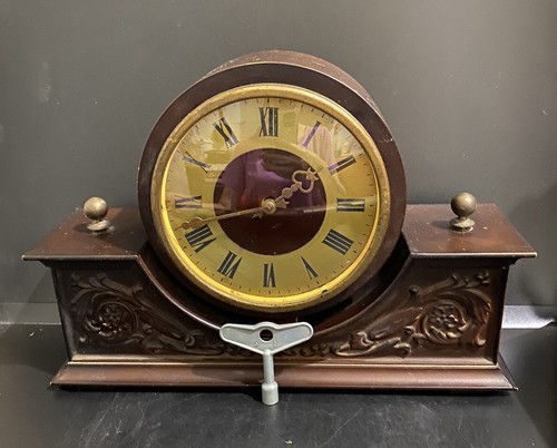 Orologio vintage Mantel mensola tavolo scrivania VESNA 1975 orologio funzionante raro URSS - Foto 1 di 8