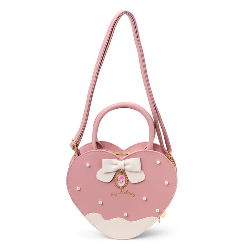 Sanrio My Melody Strawberry Shaped Mini Shoulder Bag (My Melody 50th ) Pink New