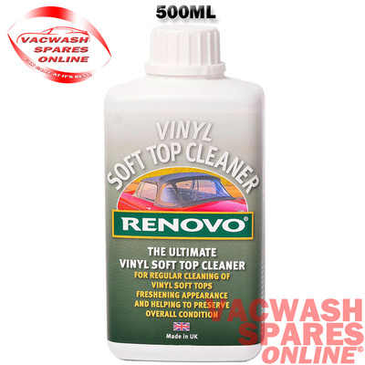 RENOVO VINYL SOFT TOP REINIGER - TIEFREINIGUNG - AUTOS - BOOTEN - VINYL SCHMUTZENTFERNER