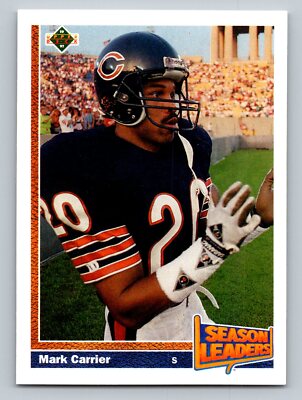 1991 Upper Deck #406 Mark Carrier  SL  Chicago Bears