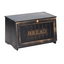 Large Wood Bread Box for Kitchen Counter Retr...