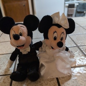 Mickey and Minnie Wedding Plush | eBay