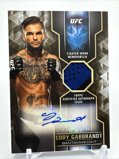 Cody Garbrandt 2017 Knockout Auto Relic 1/1 UFC-4782