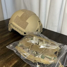 Tactical Paintball Training Ballistic Helmet Thick Heavy High Cut w/Multicam Co