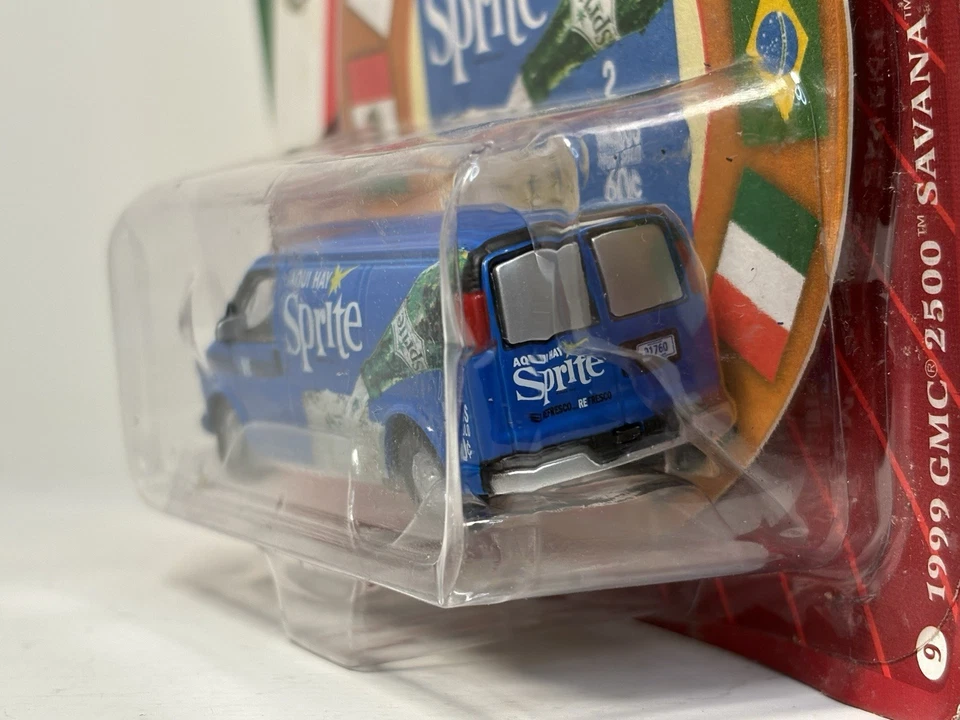 JOHNNY LIGHTNING  COCA COLA INTERNATIONAL  SPRITE 1999 GMC 2500 SAVANA VAN  Rare - Image 4 of 4