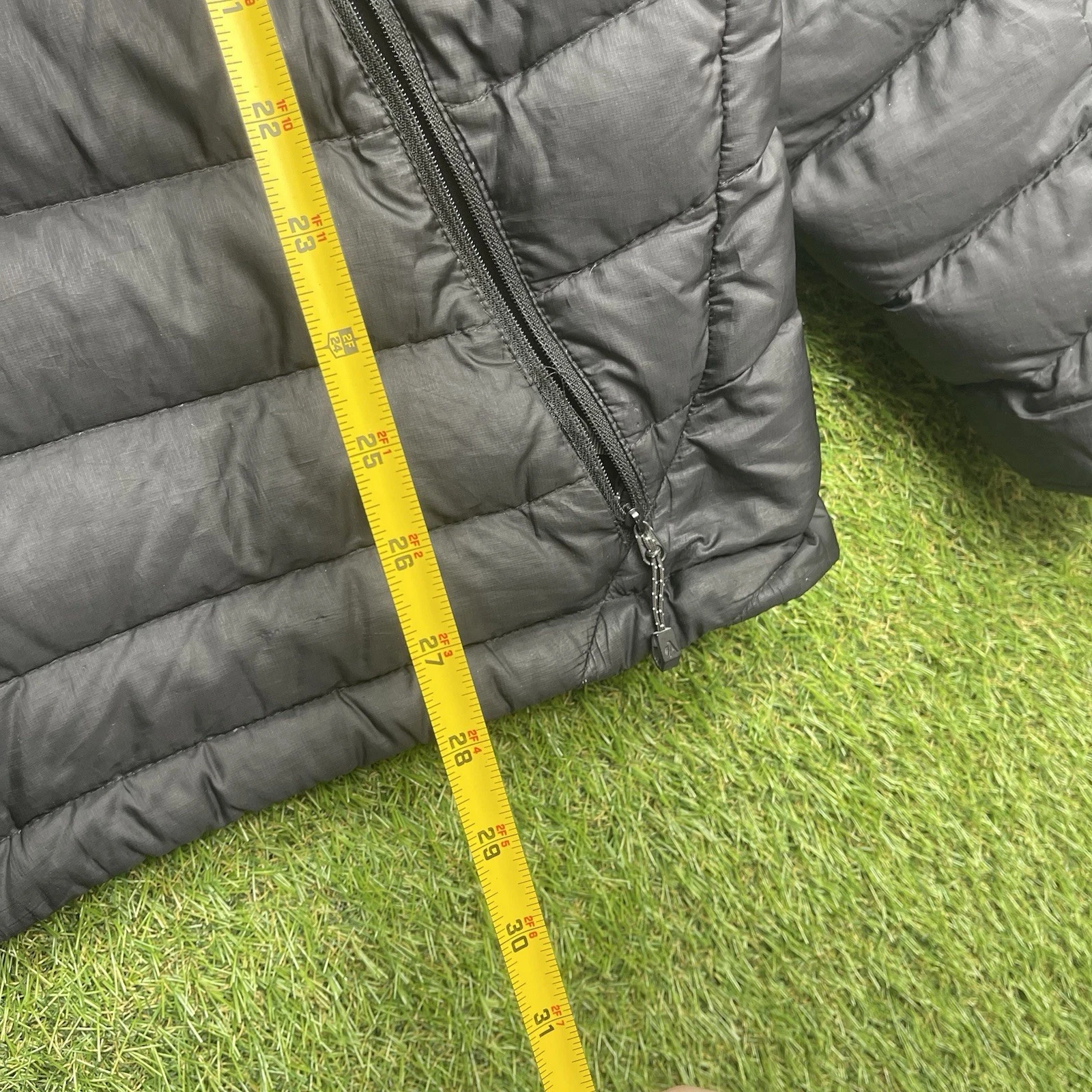 Eddie Bauer EB650 Down Puffer Jacket Mens Large Hooded Zip Up Winter Gorp - product detail image 10