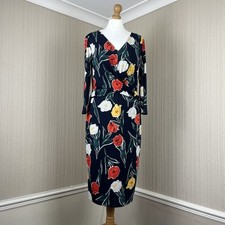 Phase Eight Nicole Printed Floral Dress Mother Of The Bride Wedding Party UK 14