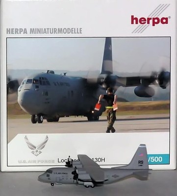 Herpa wings 1:500 Lockheed C-130H US Air Force