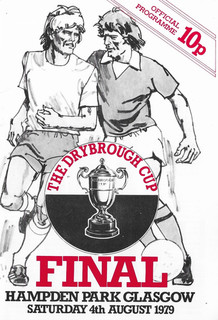 CELTIC V RANGERS THE DRYBROUGH CUP FINAL 1979