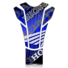Universal Honda Motorrad Tankpad Lackschutz Aufkleber Cover Wei&szlig; Blau