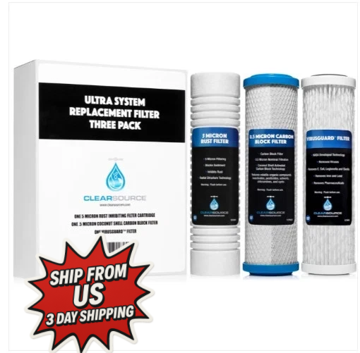 ClearSource Ultra System Replacement Filter Pack New
