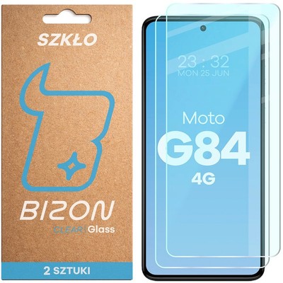 2x Schutzglas für Motorola Moto G84 5G Bizon Displayschutzglas Hartglas Glas