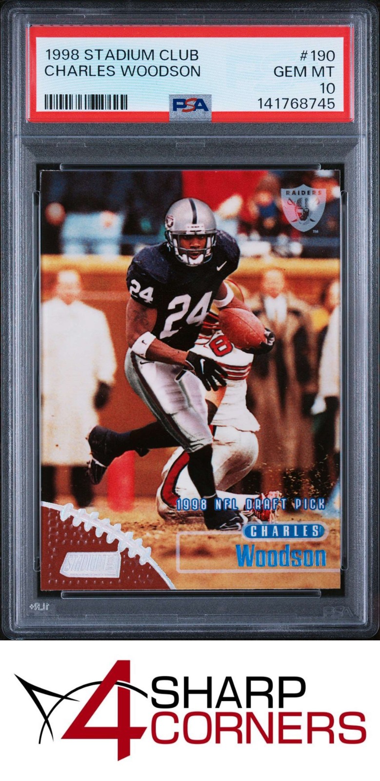 Charles Woodson Stadium Club #190 Base