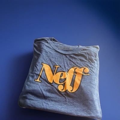 Men's Heather Blue Neff Graphic T-Shirt Size XL