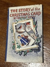 The Story of the Christmas Card Small Hardcover Book 1937 Buday Odhams