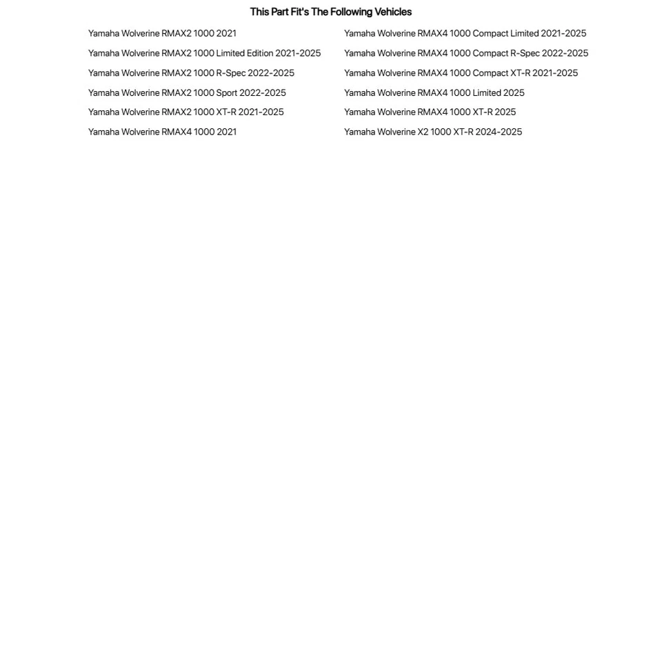Tusk Pivot Folding UTV Mirror Kit w/A-pillar Mounts For Yamaha Wolverine RMAX2 - Image 2 of 4