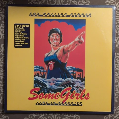 The Rolling Stones - Some Girls: Live In Texas '78. Vinyl 2xLP+DVD. New. Sealed