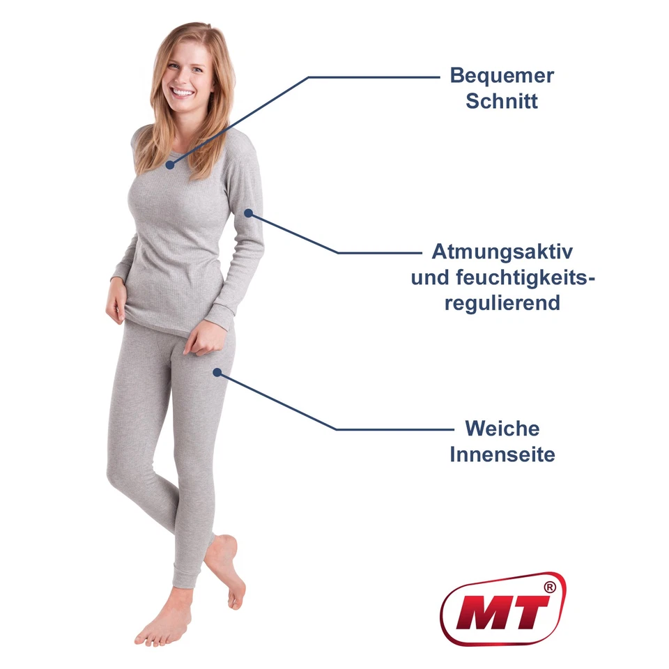 MT® Damen Thermo Unterhemd Thermounterwäsche Langarm Shirt - Bild 4 von 4