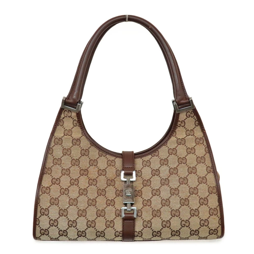 Sac à main GUCCI Jackie 01719 002113 motif GG toile cuir quincaillerie SV 436461