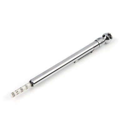 Steelman 5 to 50 PSI Polished Steel Pencil Air Pressure Gauge 422113