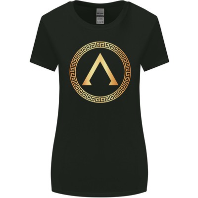 Lambda Symbol Bodybuilding Gym Training Damen T-Shirt Mit Weiterem Schnitt