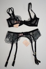 Agent Provocateur Callie Bra 32C Suspender 3 NWT