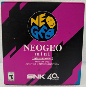 NEOGEO Mini International Edition Arcade Game Console with 40 Built-in SNK Games