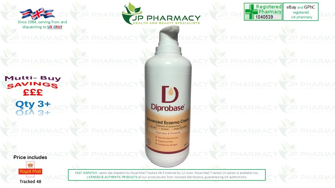 Diprobase Cream Advanced Eczema 500Ml - Image 2