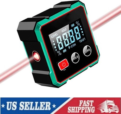 360° Magnetic Digital Protractor Angle Finder Gauge Inclinometer Level Meter US