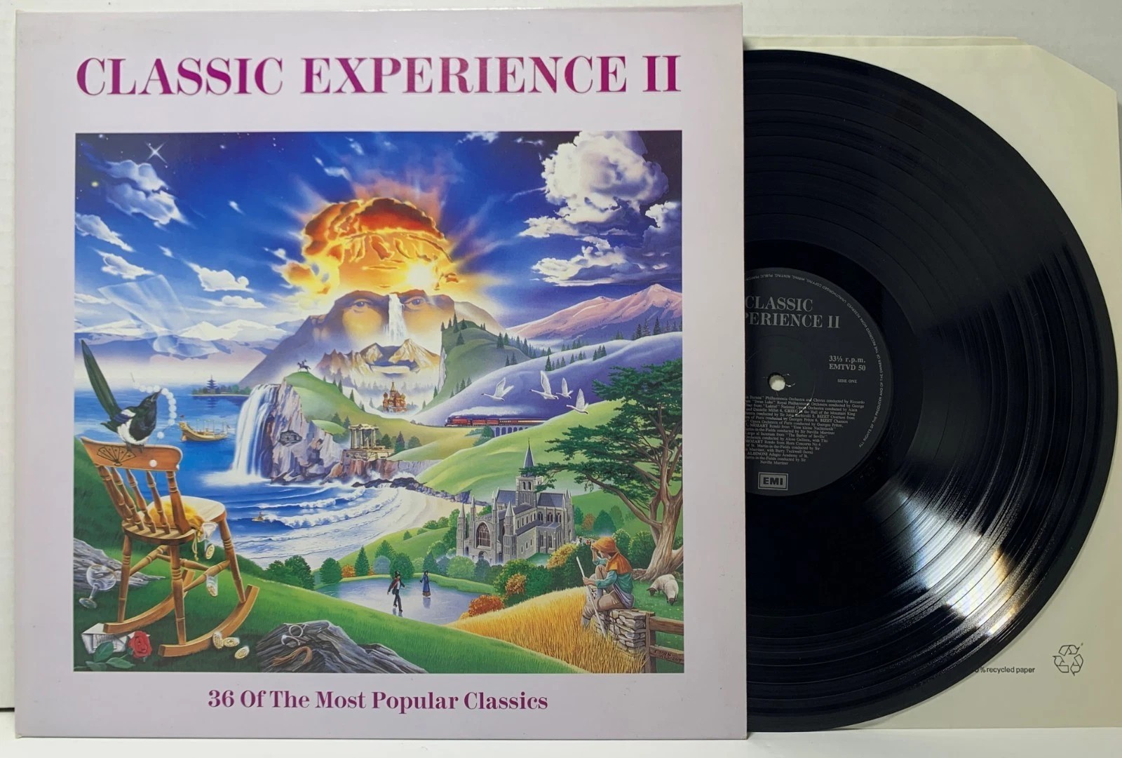 LP Various Classic Experience II Double Album EMTVD 50 EMI UK Vinyl EX  1990