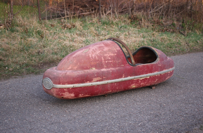 ORIGINAL MOTORCYCLE SIDECAR JAWA VELOREX 560 MADE IN