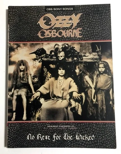 OZZY OSBOURNE NO REST FOR THE WICKED BAND SCORE JAPAN GUITAR TAB