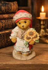 Vintage Cherished Teddies Nadia "From Russia, With Love" Collectible Bear w/box