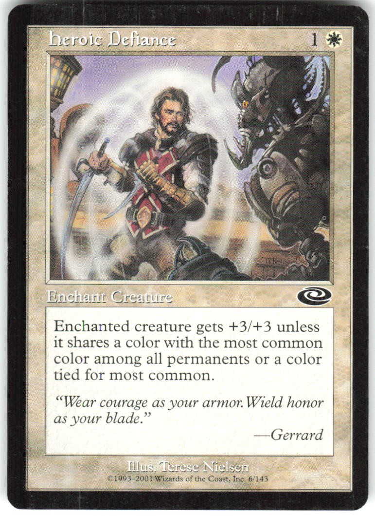 Heroic Defiance 6 Planeshift Magic: The Gathering MP