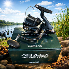 SHIMANO AERLEX XTC 14000 SPOD CARP FISHING REEL BOXED BRAND NEW - 25ALXSPODC