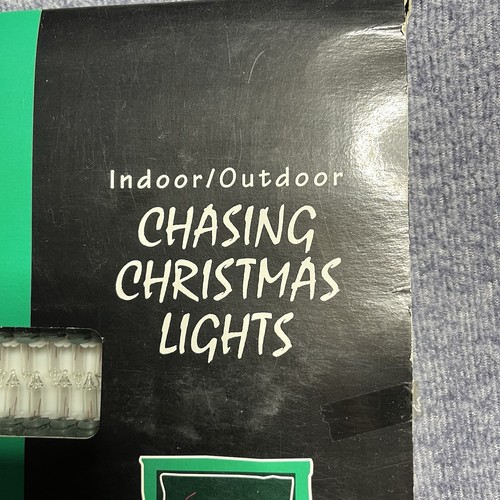VTG 140 Mini Super Bright Chasin Christmas Lights Multicolored Indoor/Outdoor - Picture 2 of 7