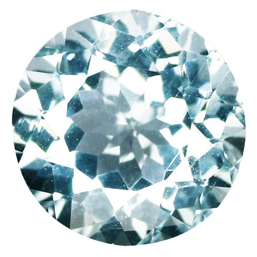 2.90 Ct Fantastic Perfect Perfect Round 8.7 MM Aqua Blue Brazil Natural Apatite