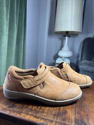 Orthofeet Solerno 816 Camel Casual Comfort Shoes Women’s Size 7 Wide