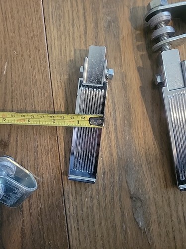 Reposapiés cromado para motocicleta para protector de motor de 1" barras de choque bicicleta de rata - Imagen 13 de 16