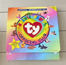 Ty Beanie Babies Official Club Membership Kit w/ Card Stickers Checklist 1998