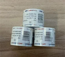 3 rolls of 100 USPS - Postage Free Ship!!-300 PCS-Special Sale!! New seal