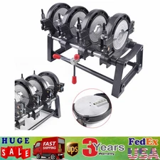 Manual Piping Pipe Fusion Welder 4 Clamps HDPE PP PE Butt Fusion Welding Machine
