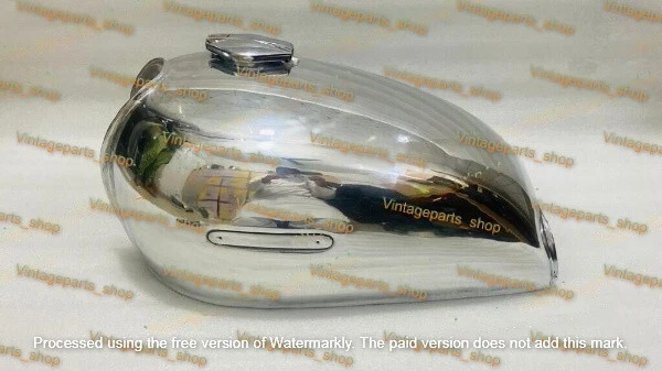 Ajuste para Honda CB550 tanque de gasolina de aço pintado de laranja e preto modelo 1974 - Imagem 4 de 4