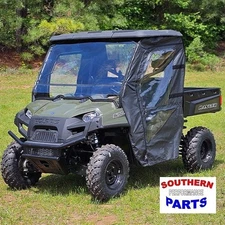 FALCON RIDGE UPPER SOFT DOORS & REAR WINDOW W/ ZIPPER FULL SIZE POLARIS RANGER